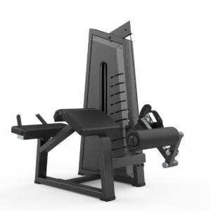 máquina curl de piernas acostado profesional con torre de pesas